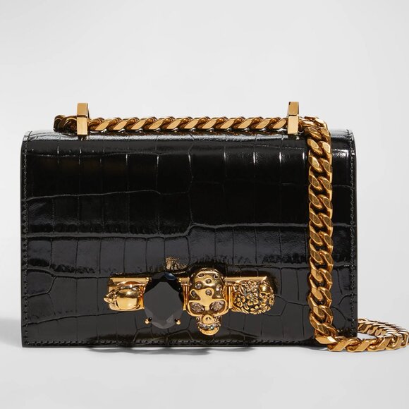 ALEXANDER MCQUEEN MINI JEWELED SATCHEL BAG/BRAND NEW FULL SET - Picture 3 of 12